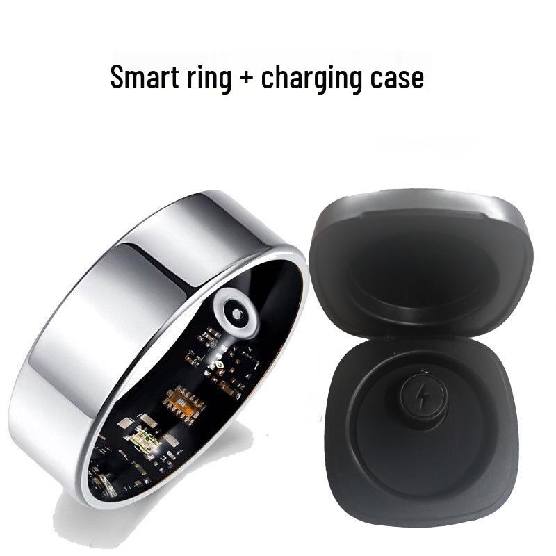 Smart Ring: Heart Rate, Blood Oxygen, Sleep & Stress Monitor with Remote Camera Control & Waterproof Design