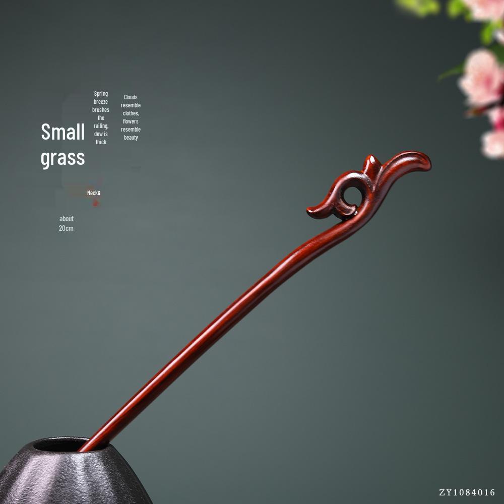 Rosewood Hairpins: Antique-Style Wood Hair Accessories for Hanfu & Qipao