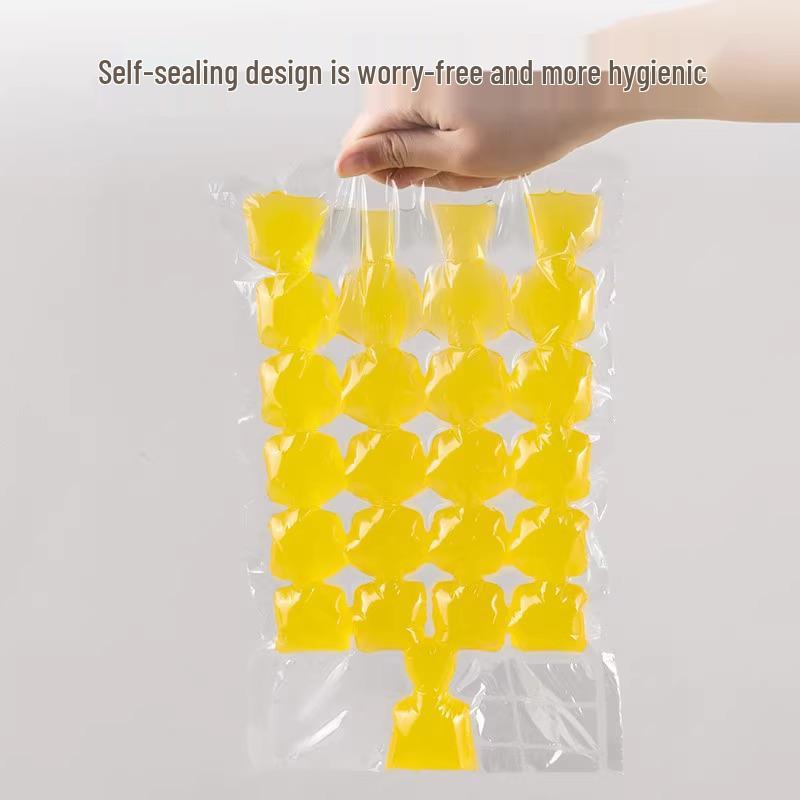 Självtätande Engångs Isförpackningsform - Ätbar Passionsfrukt Isbitspåse