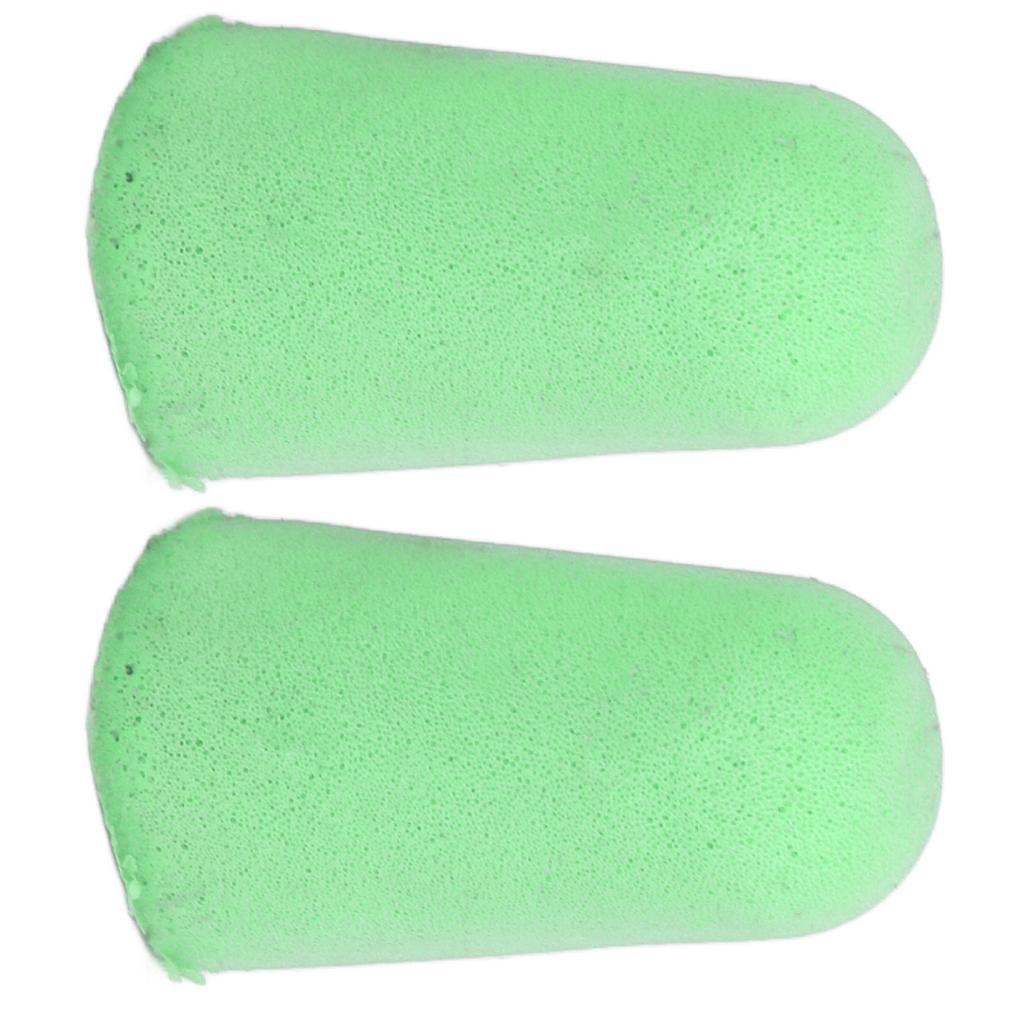 2Pcs Earplugs Sponge Sound Insulation Noise Prevention Household Sound Insulation EarplugsGreen