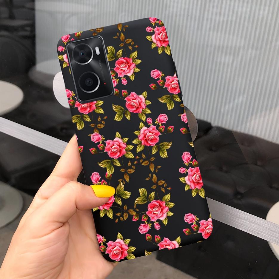 For Oppo A76 Case CPH2375 Fashion Cartoon Girls Cover For Oppo A96 Soft Silicone Case For Oppo A36 A 76 96 OppoA76 OppoA96 Shell