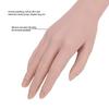 1pair Silicone Female Hand Model Flexible Reusable Bendable Display Hand Model for Nail Art Practice Painting