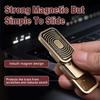 Camera Shaped Fidget Slider Triple Push Metal Fidget Toy Adult Gift Push Card Magnetic  Office Home