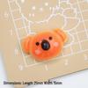 Creative Cartoon Elephant Bread Resin Accessories for DIY Ornaments, Hair Clips, and Shoe Decorations