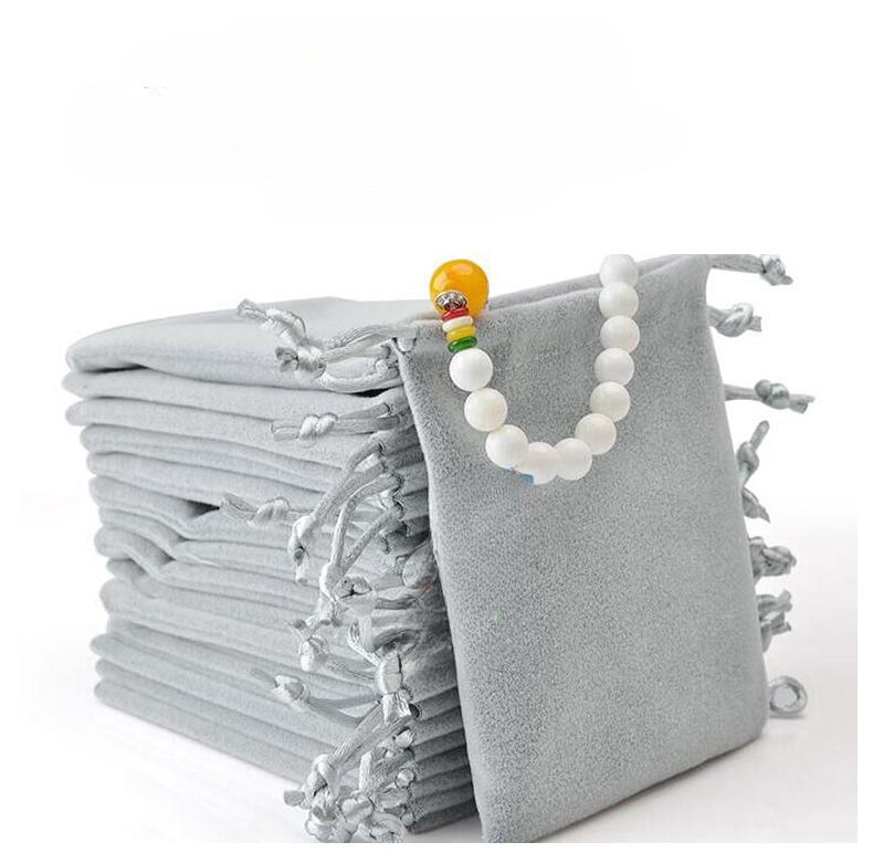 10pcs,Fleece Bundle Pocket, Drawstring Velvet Bag, Logo Printable, Packaging Bundle Pocket, Jewelry Storage, Velvet Bag