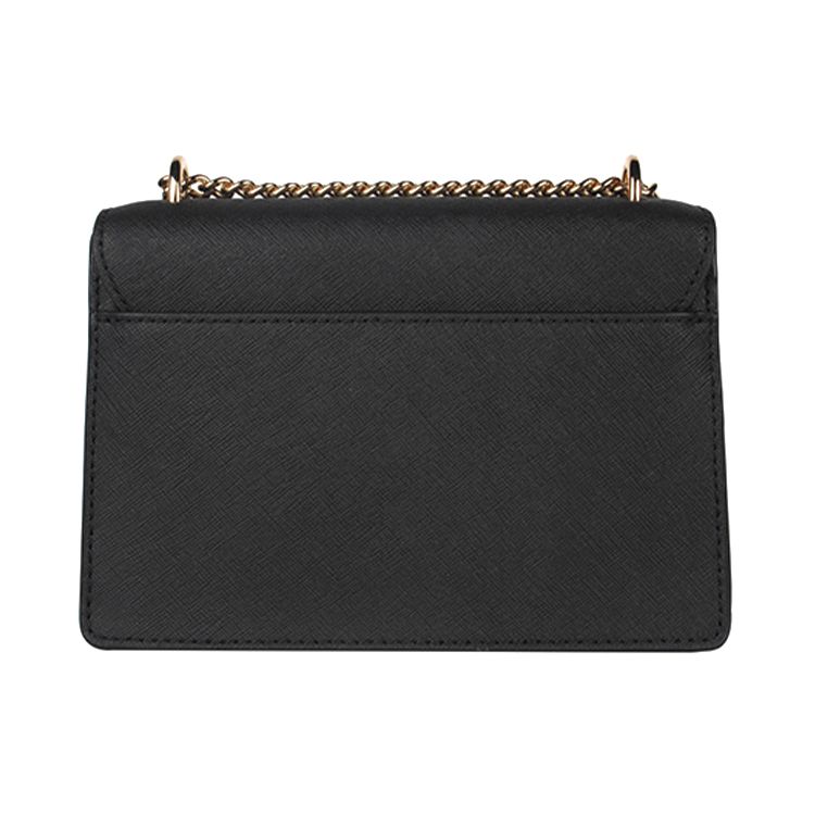 Tory Burch Minimalist Flap Closure Leather Shoulder Crossbody Bag Women Bags Black 63982-001