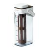 Kávovar na Cold Brew, 1000ml konvice na Cold Brew s víčkem, Tepelně odolná karafa na ledový čaj do lednice, Přenosný hrnec na Cold Brew pro