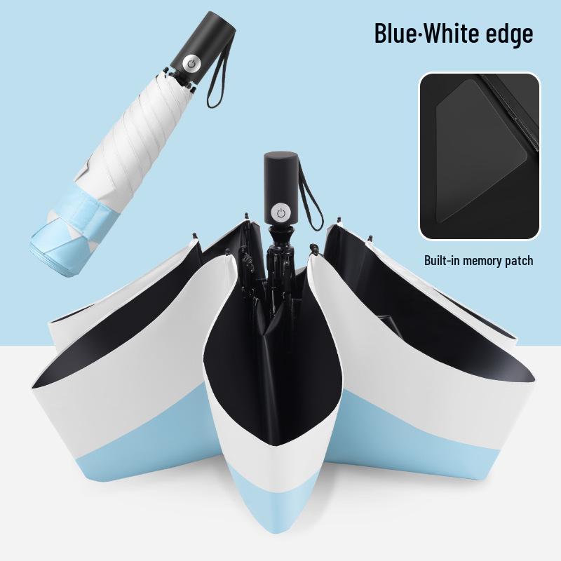 Ultra-Light Anti-UV Automatic Folding Umbrella: Crease-Free, Wrinkle-Free Sunshade & Sunscreen Parasol