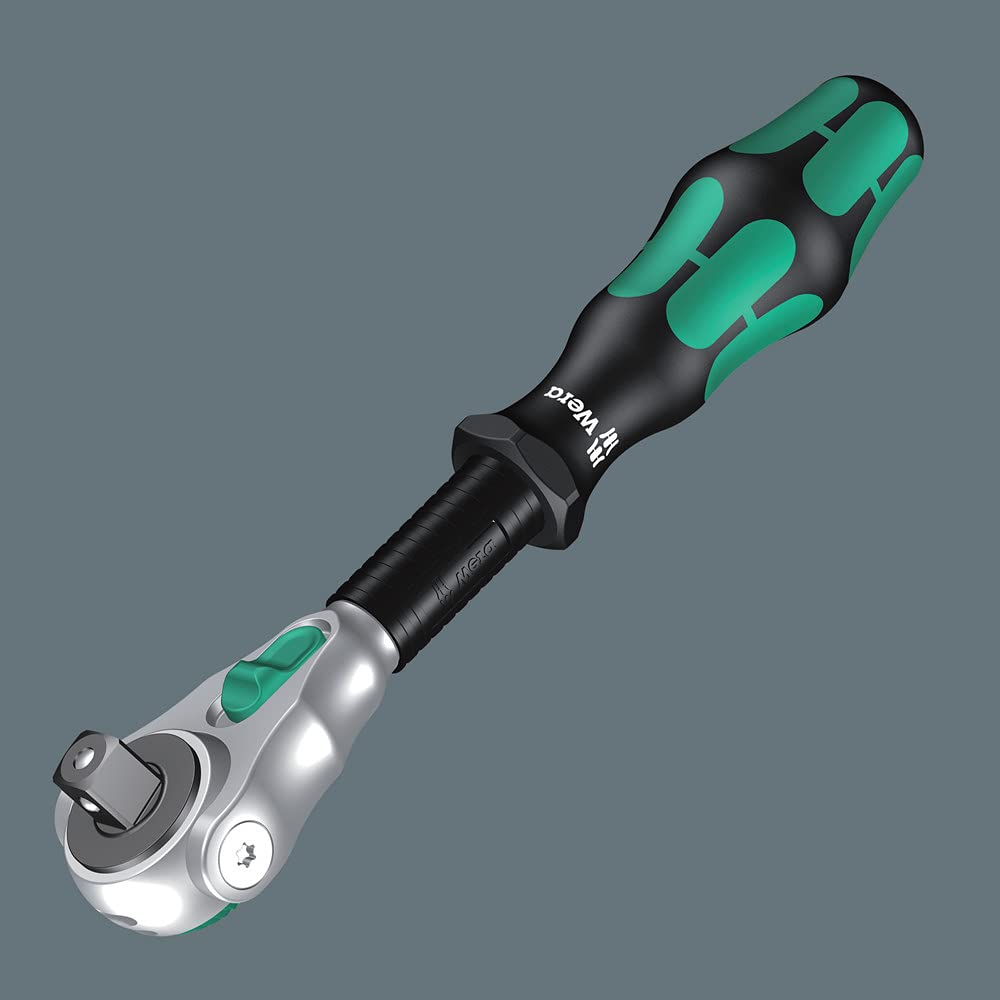 Wera 05003533001 8100 SA 2 Zyklop Speed Catraca 42 Peças 1/4" Conjunto, Métrico,