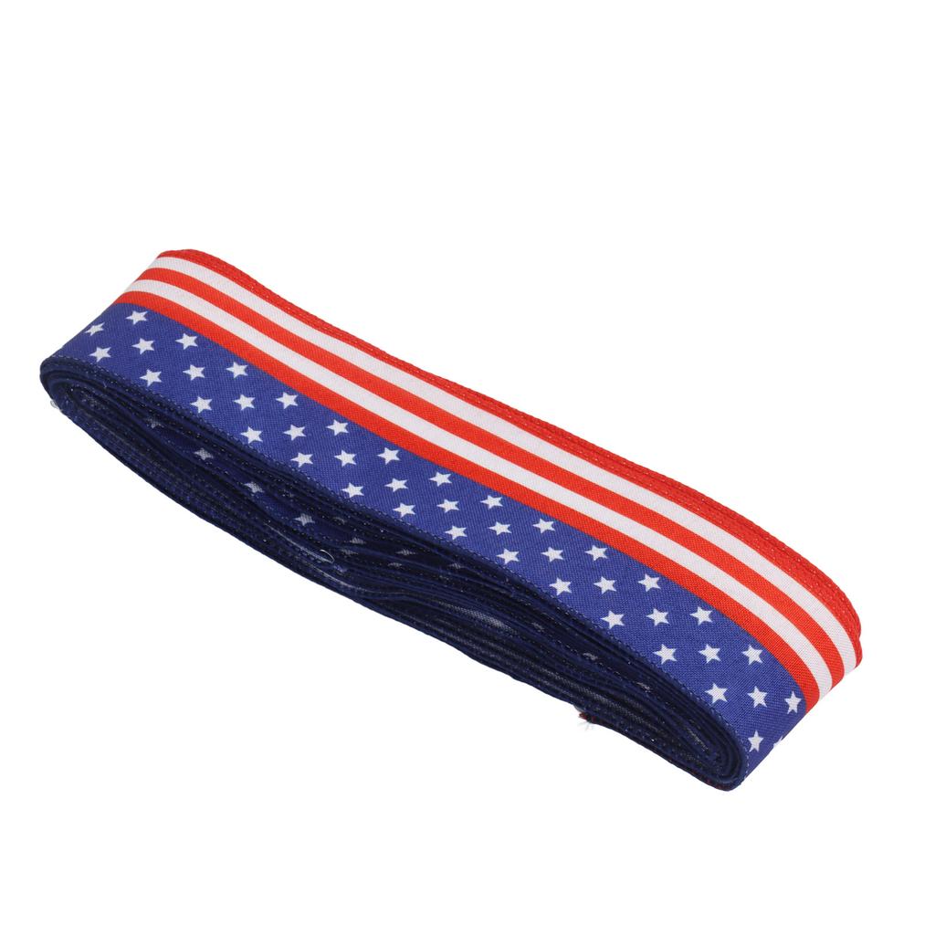 Patriotic Ribbon 6.5cm Width 10m Length 4th of July Independence Day for Decoration