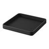 Yamazaki Jitsugyo (Yamazaki Jitsugyo) Key & Jewelry Tray Black W13 X D13 X H1.6cm Tower Key Accessories Accessory Holder with Anti-Scratch Mat 10588
