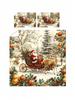 2/3pcs Christmas Tree, Gift Box, Snowflake, Deer, Santa Clause Digital Printing Brushed Duvet Cover Set, Soft & Comfortable