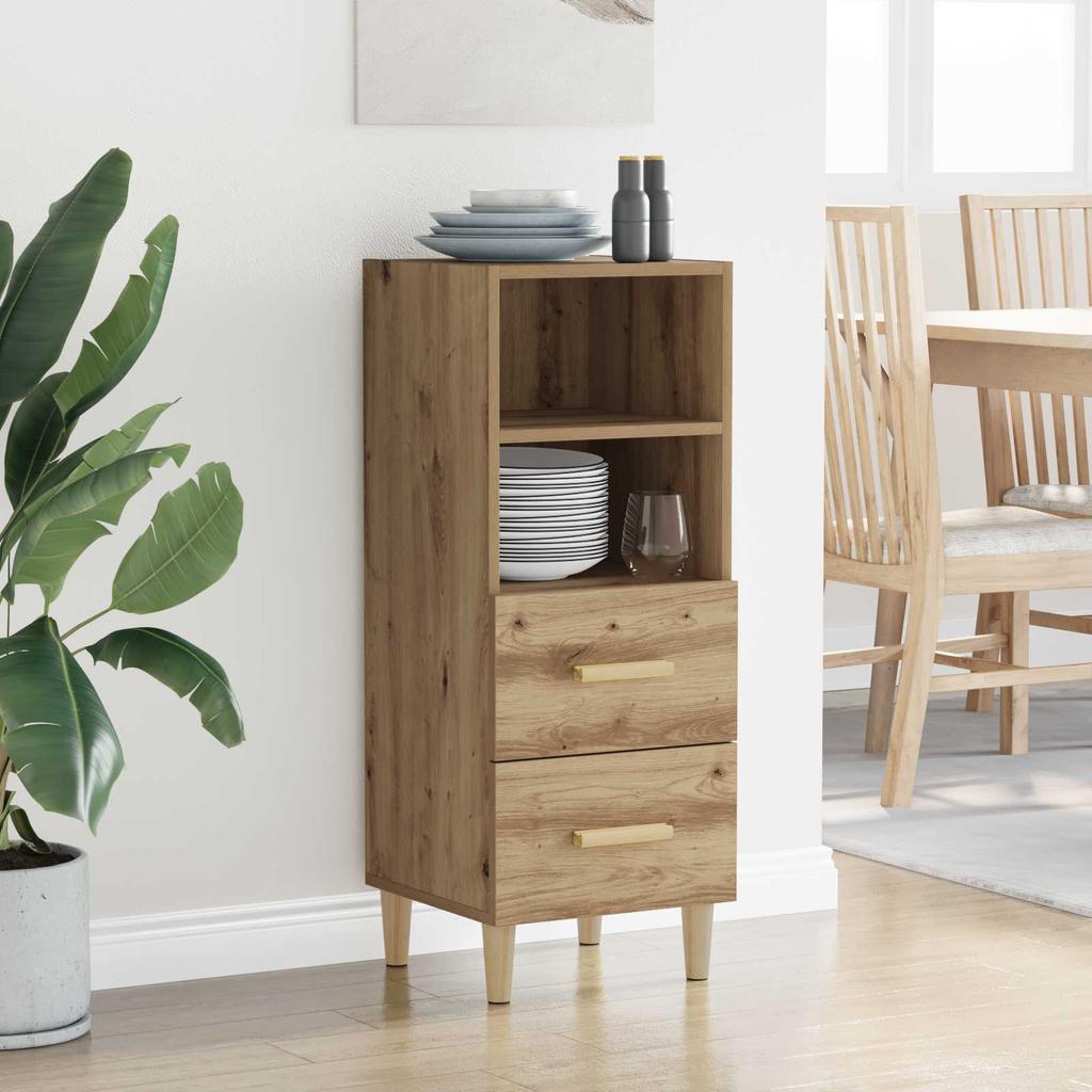 Sideboard Artisan Oak 34 X 34.5 X 90 Cm Particleboard