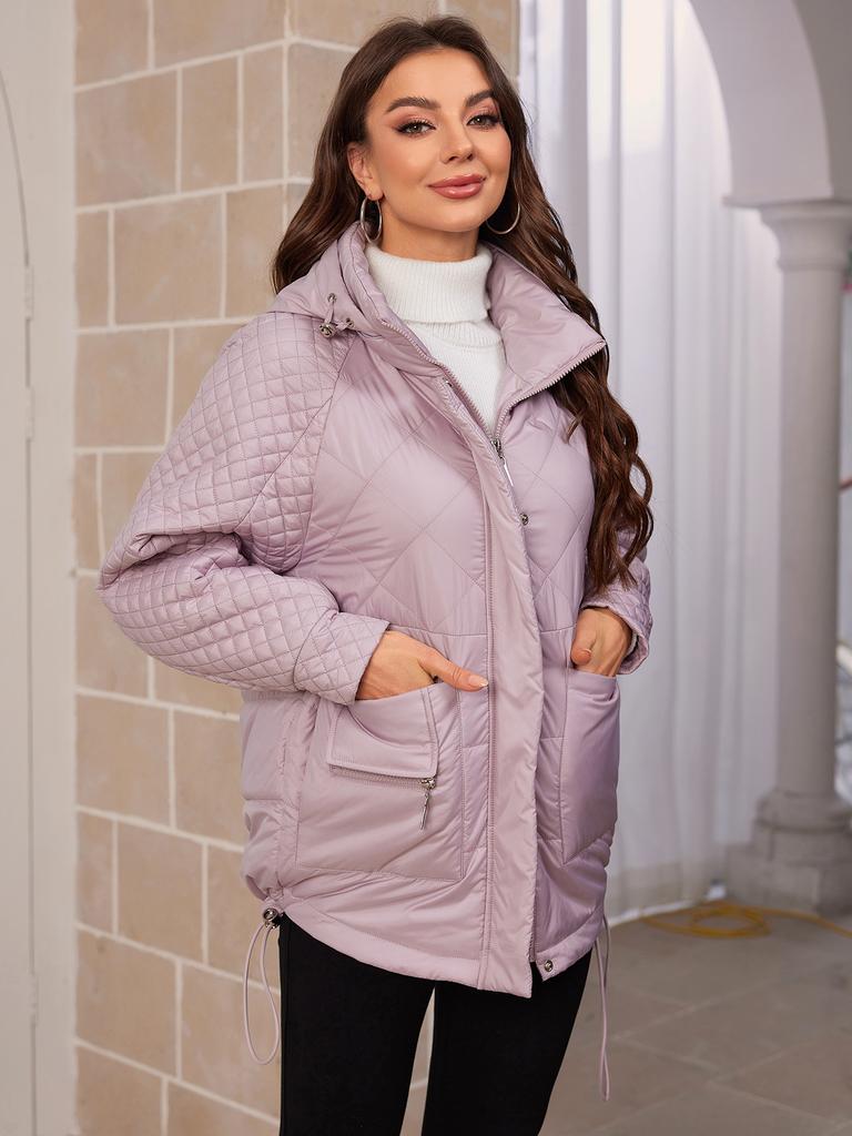 Cinemore Brand New Fashion Spring Down Jacket Autumn Women Coats Middle Length Parkas Woman Jackets Female Thin Cotton 80317