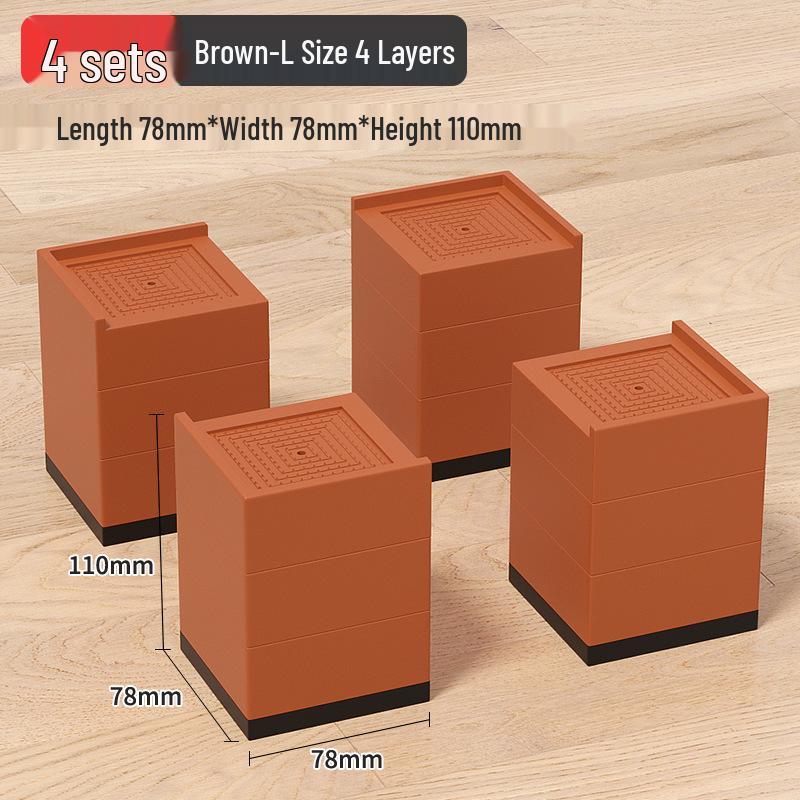 Universal Furniture Heightening Pads: Nail-Free, Stable, Moisture-Proof for Tables & Chairs
