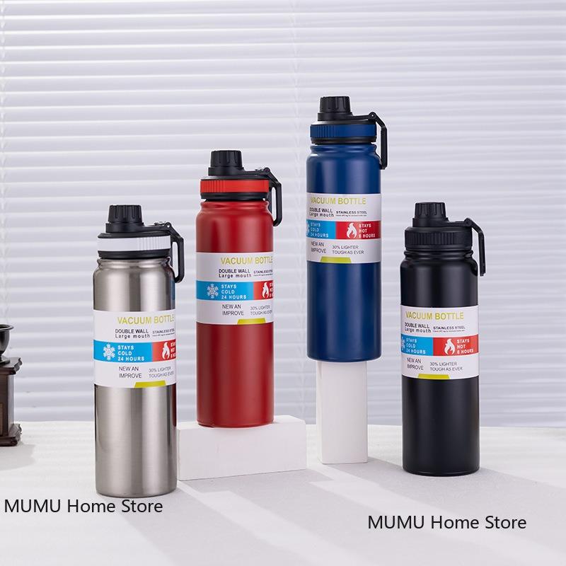 800ML/1000ML Borraccia Termica Acciaio Inossidabile Tazza Termica da Auto Mantiene Freddo e Caldo Tazza Termica Tazza Sportiva Isolante Borraccia Sottovuoto