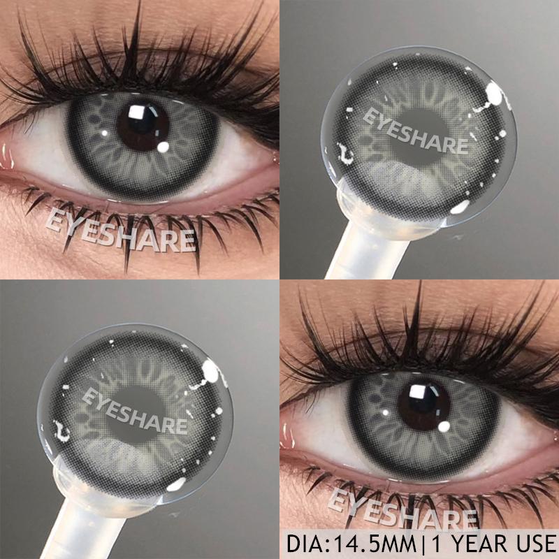 EYESHARE  Color Contact Lenses 1pair Colored Contact for Eyes Brown Lenses Blue Contacts Yearly Beautiful Makeup Eye Contacts Lens