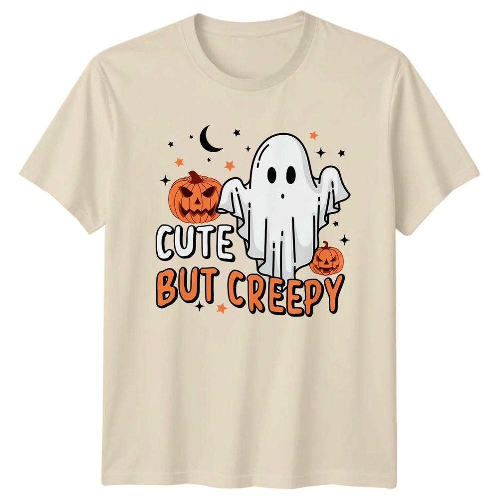 Cute But Creepy TShirt Ghost Spooky Halloween Gift For Him And Her