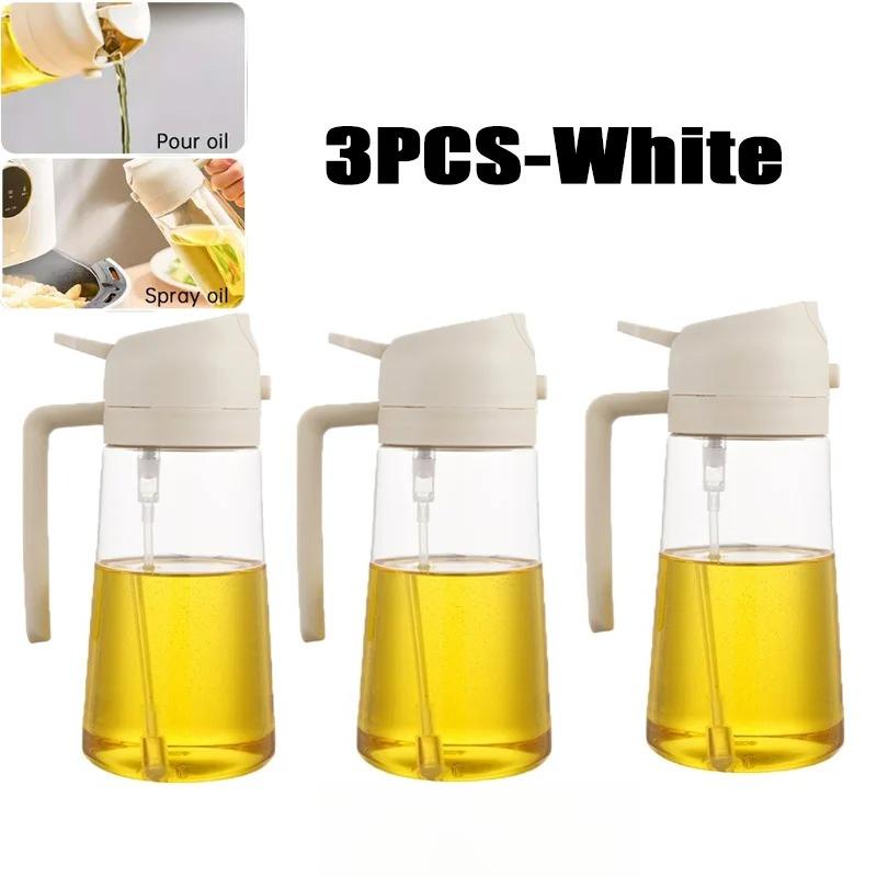 200/300/500Ml Oil Spray Bottle Bbq Cooking Olive Oil Sprayer Plastic Baking Oil Spray Empty Bottle Vinegar Bottle Or Oil Brush