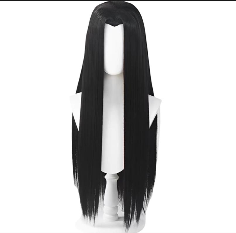 The Unforgotten Yone Cosplay Wig Long Striahgt  Hair Halloween Party Black Wigs Synthetic Hair Costume Party