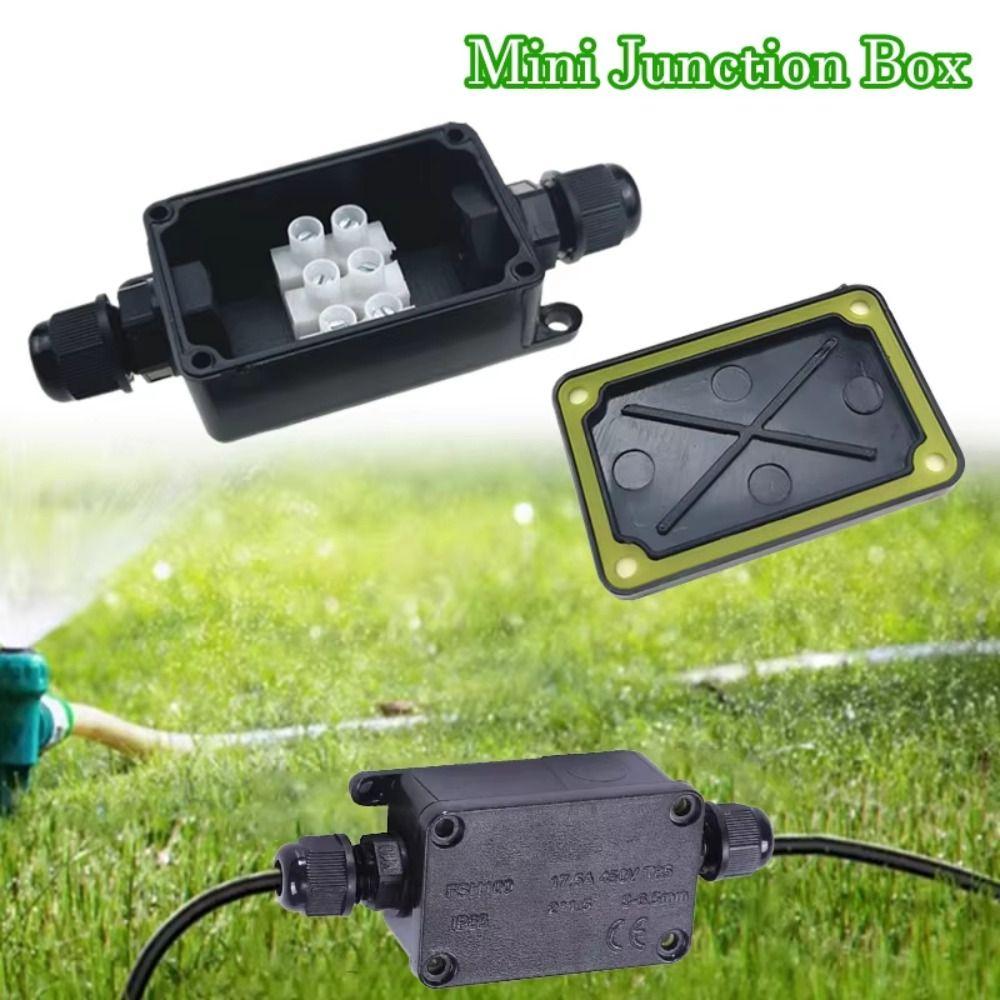 2-Way 3-Way Sealed Cable Connector IP66 Electrical Cable Box IP66 Junction Box  Garden Projects
