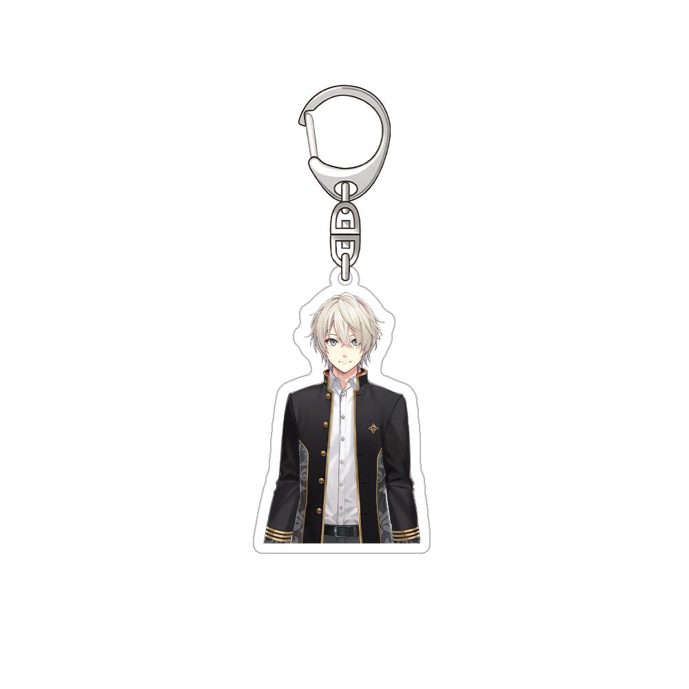 Nijisanji Aza Michiya Kouichi Inochi Urushiha Hunger Mikoto Miki Kioi Kima Tabbiito HD Acrylic Keychain Bag pendant anime goods
