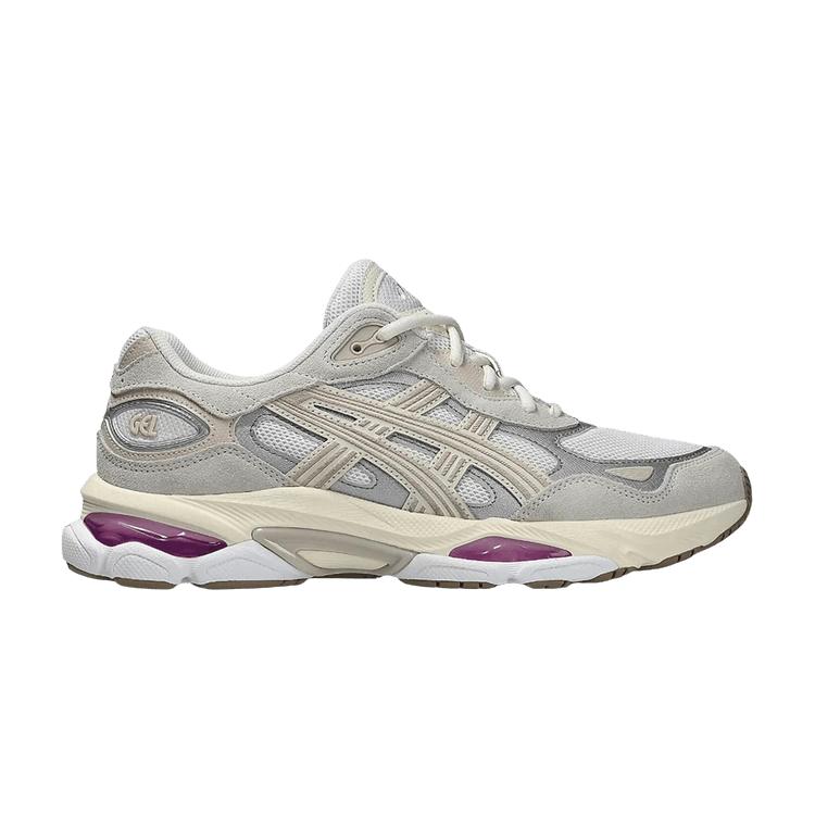 

ASICS Gel NYC 2.0 White Cream Purple Unisex Sneakers 1203A895-101 37