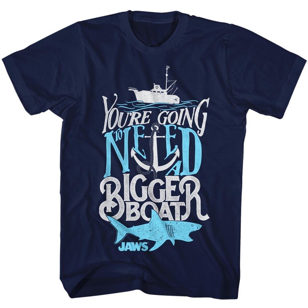 Jaws 70 Thriller Movie You re Going To Need A Bigger Boat Quote Men T Shirt XL