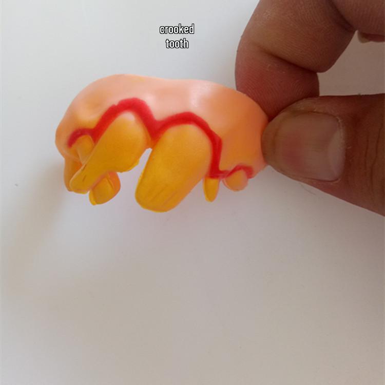 Halloween Vampir & Zombie Hasenzähne Lustige Scherz Weicher Mundschutz