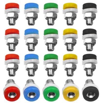 10 buc 2mm Soclu Banană Ștecher Banană Jack Borne cu Șurub Piuliță Conector Terminal Electric Izolat