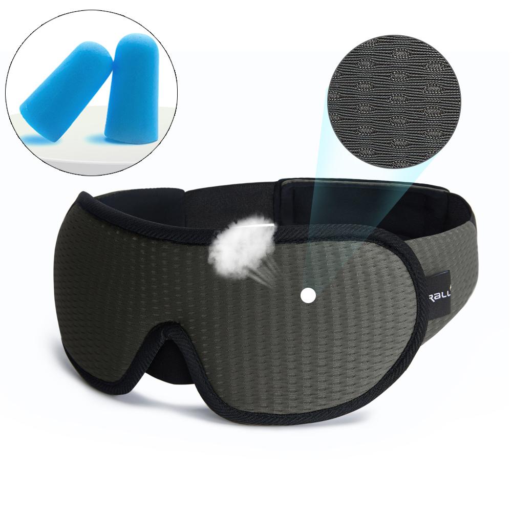 3D Sleeping Eye Mask Block Out Light Soft Padded Travel Shade Cover Rest Relax Sleeping Blindfold Eye Cover Sleep Mask Eyepatch