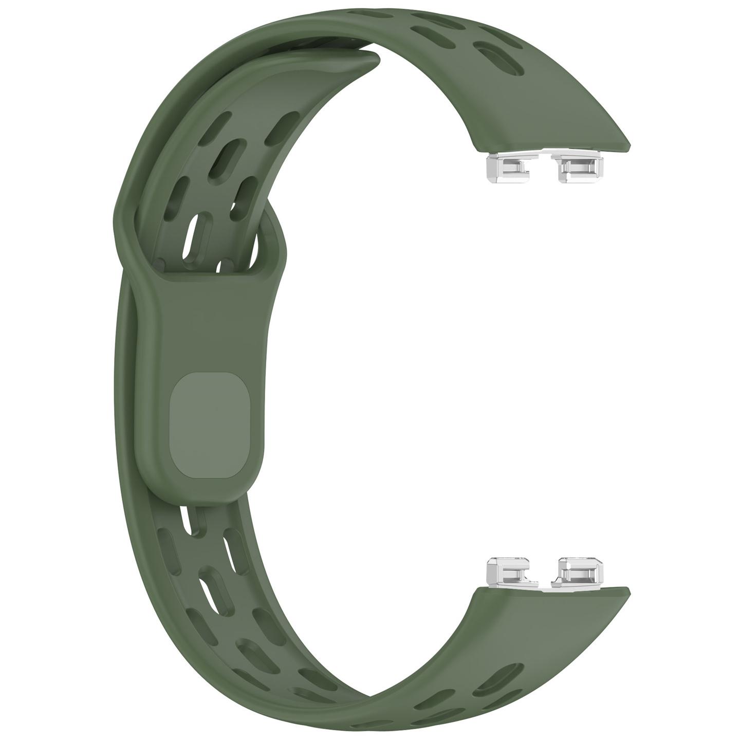 

Спортивный силиконовый ремешок для Huawei Band 10 9 8 Мягкий сменный дышащий браслет Correa для Huawei Band 9 8 10 NFC Аксессуары для ремешка for huawei band 8 9 10