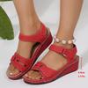 Summer Wedge Sandals for Women   Non Slip Beach Shoes Woman Lightweight Casual Platform Sandalias  Plus 43 Size