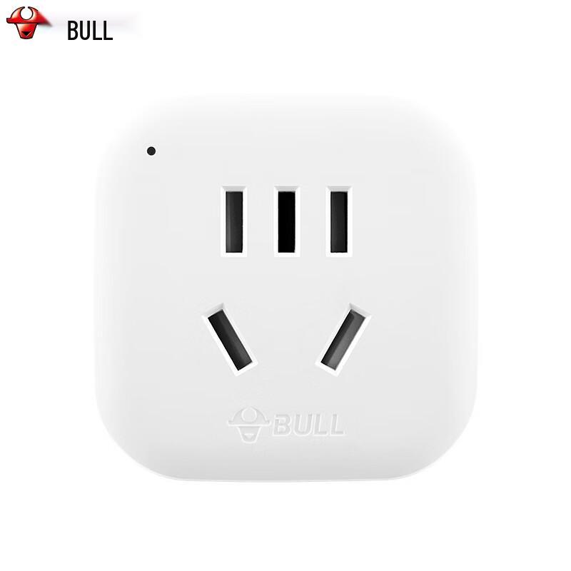 BULL UK Standard Travel Power Adapter with 3 USB Ports CN plug (adapter included)