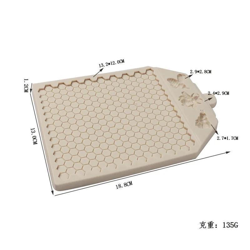 Honeycomb Mold Silikon Bakeutstyr Bie 3D DIY Sukkerhåndverk Sjokolade Kutterform Fondant Kakedekoreringsverktøy