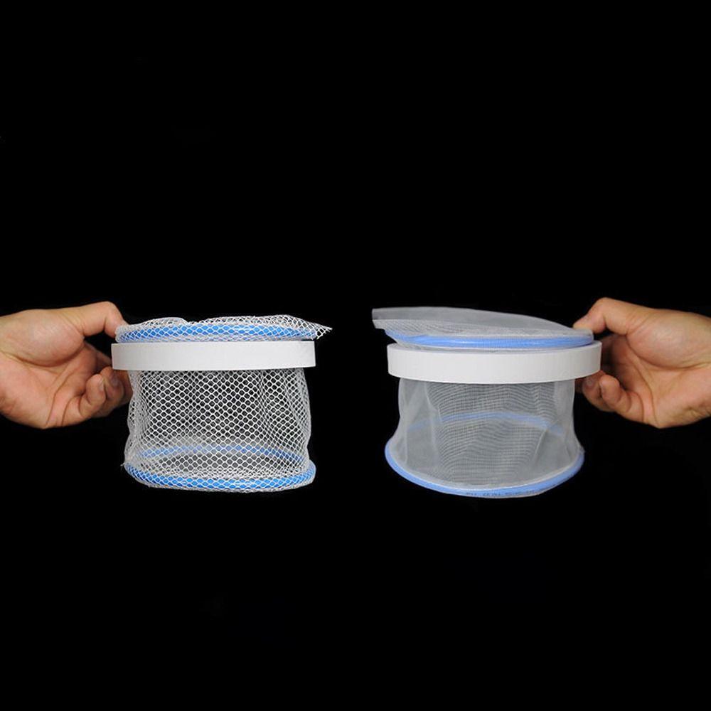 Fish Tank Accessory Ventilated Guppy Breeding Net Nylon Permeable Floating Fish Net Portable Breeding Net Home Aquarium