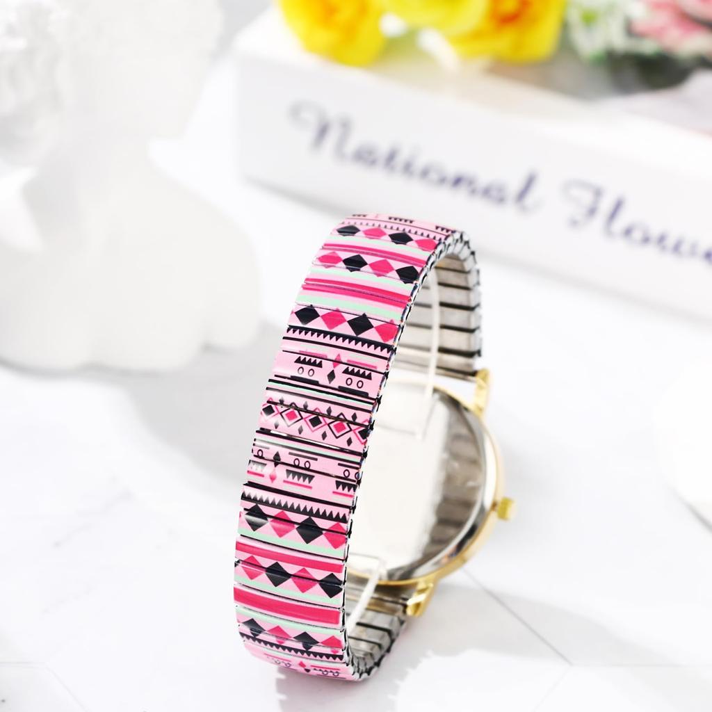 Cute Women's Analog Waterproof Watch: Bohemian Antique Style with Stainless Steel Strap - Perfect Valentine's Day or Christmas Gift