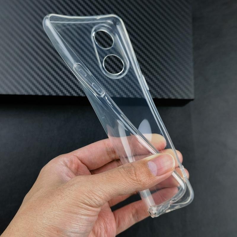 For Oppo Reno8 T Reno8T 4G 5G Slim Crystal Clear Transparent Soft TPU Back Case Protection Skin Camera Protect Cover