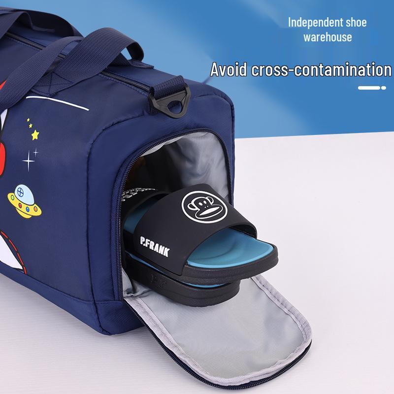Children's Waterproof Beach Bag with Wet/Dry Separation, Large Capacity for Boys and Girls