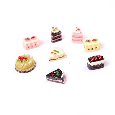 8Pcs 1/12 Cute Dollhouse Miniature Kitchen Food Cakes Kids Set Doll House