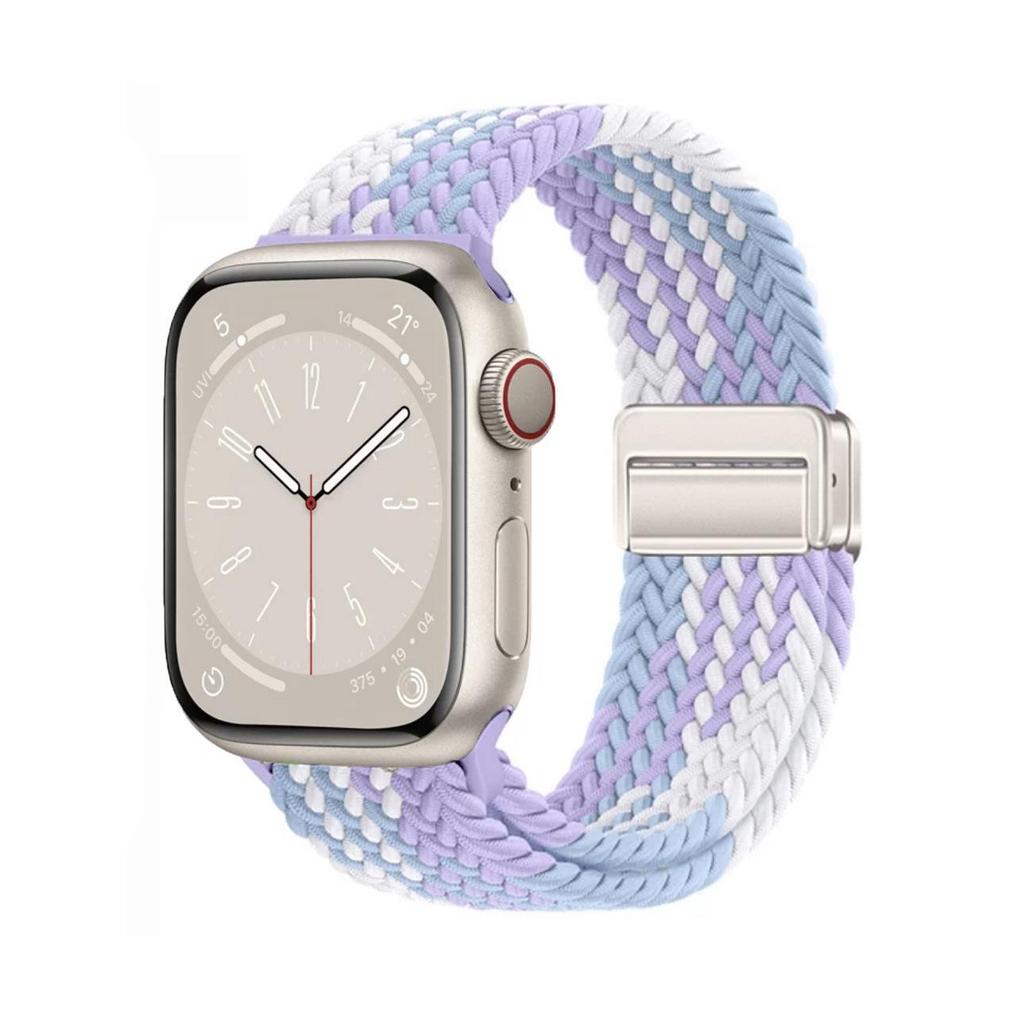 Breathable Braided Nylon Magnetic Strap for Apple iWatch S10
