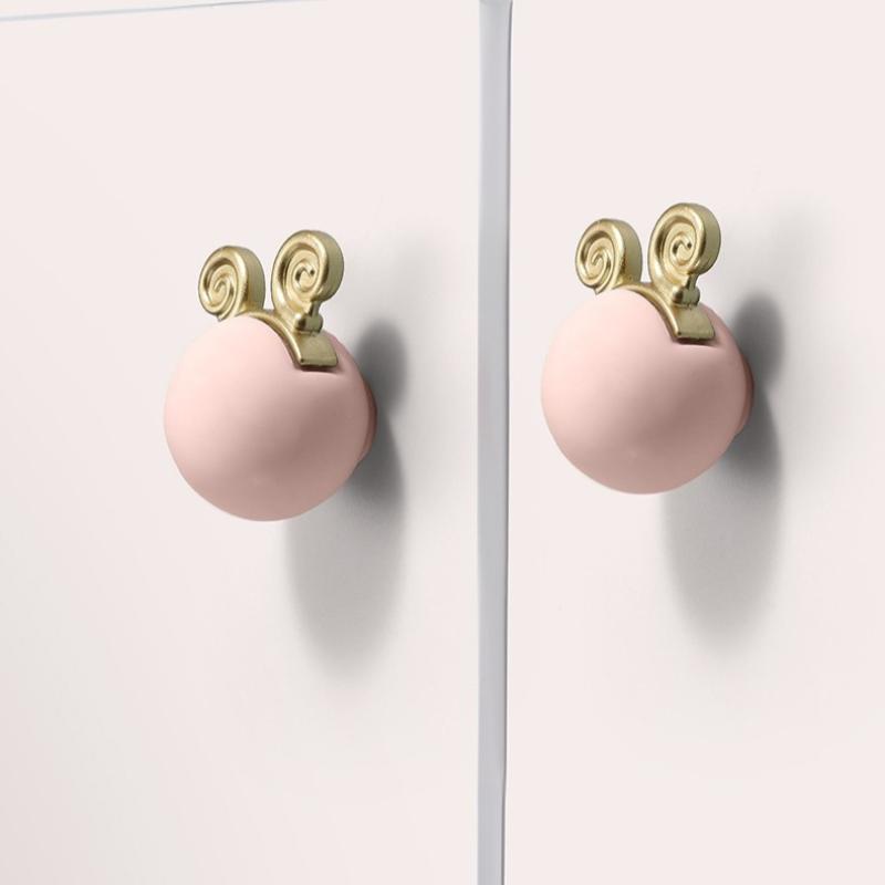 Creative Animal Cartoon Cabinet Knobs And Handles For Children'S Room Ceramic Wardrobe Pulls Home Decor Furniture Hardware