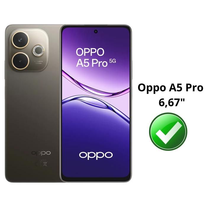 Gehärtetes Glas - Phonillico® - Oppo A5 Pro 5G - 4er-Pack - Kratzfest - Bildschirmschutz