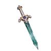 "Knight's Oath" Color Knight's Oath Brooch Temperament Fashion Personality Delicate Heavy Industry Design Button Jewelry