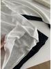 Damen Plus Size Koreanischer Stil Henley-Kragen Langarm Baumwoll-T-Shirt, 240 Jin, Figurschmeichelnder Schnitt, Einfarbige Basis Schicht