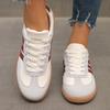 Damskie Luźne Niemieckie Trampki Treningowe Nowe - Retro Colorblocking Płaskie Buty Codzienne Wygodne Do Noszenia Często