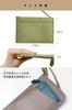 [HAKATA NO MORI LEATHER] Fragment Case, Bifold, for Bills, Genuine Leather, Mini Wallet, Small, Slim, Compact, Card Holder, Coin Purse, YKK Zipper,