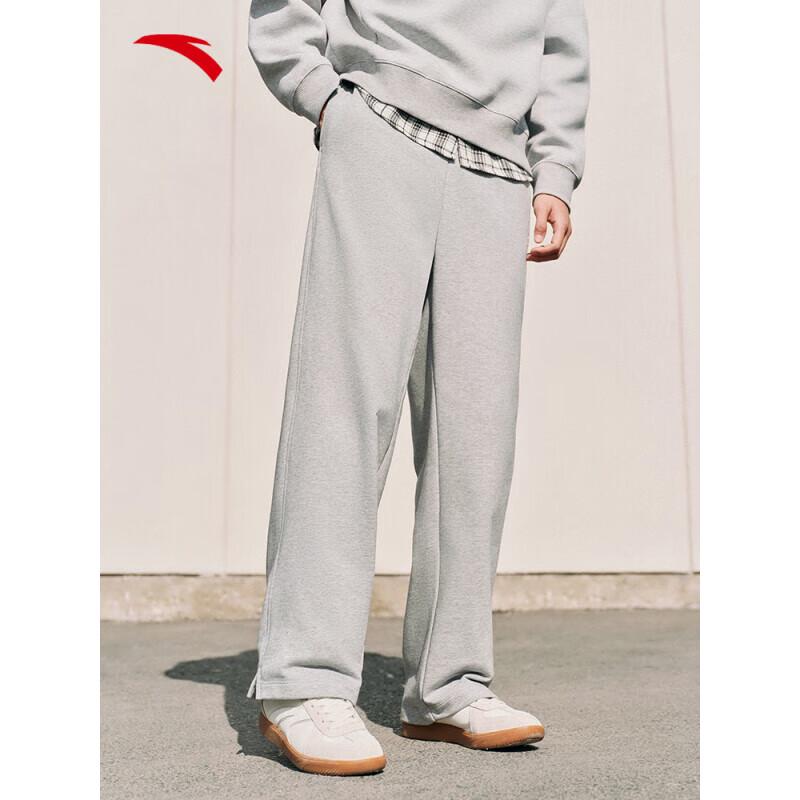 Anta Trendy American Style Loose Fit Straight-Leg Sweatpants