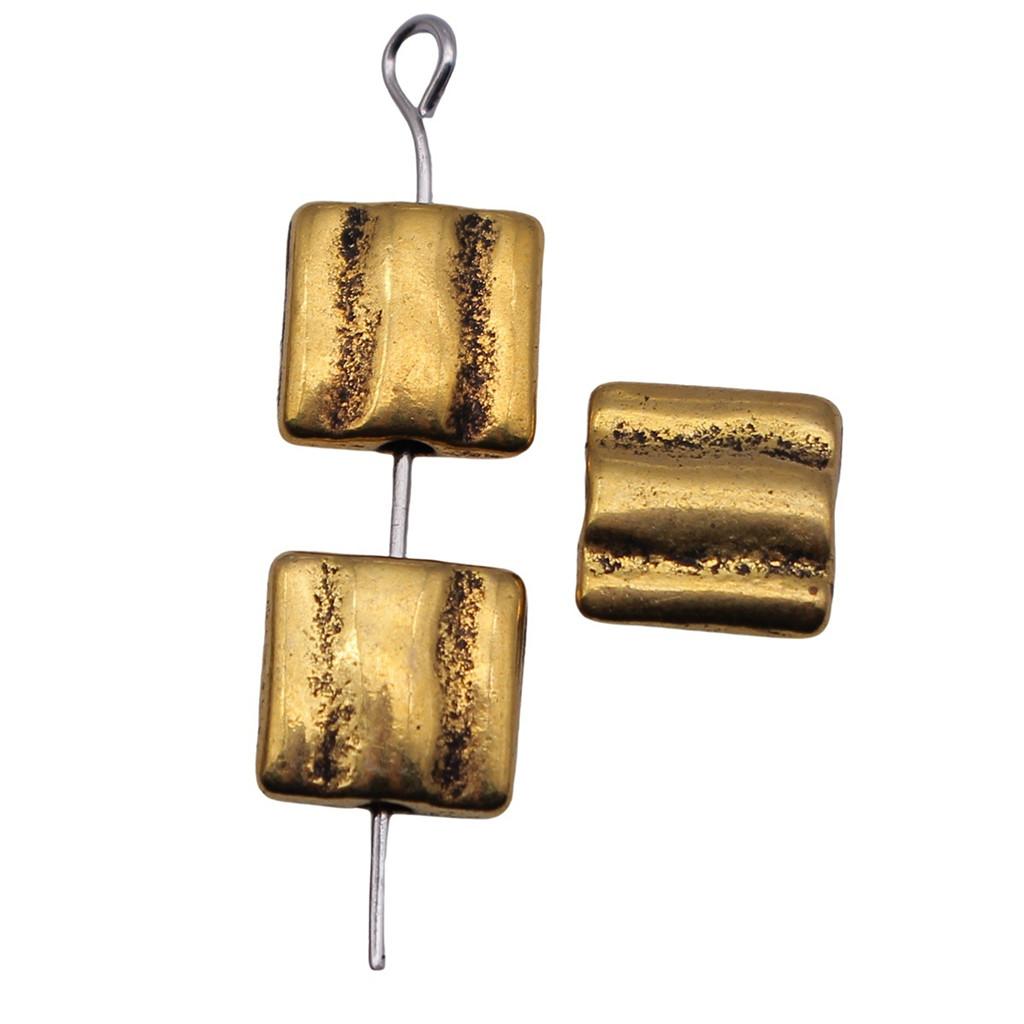 Runde Perlen mit kleinem Loch Antike Metallanhänger Abstandshalter Schmuckherstellung Zubehör