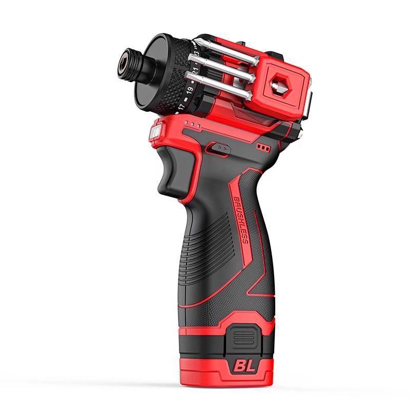 Delixi Rechargeable Brushless Electric Screwdriver & Drill Combo